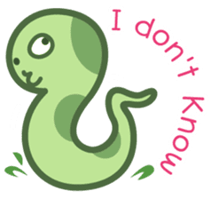 Green Snake sticker #8856530