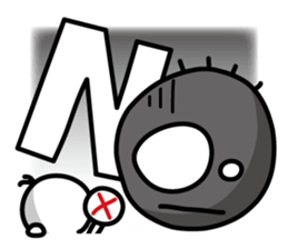 the shadow which reaction has a big. sticker #8857675