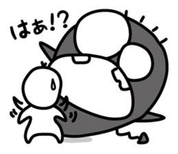 the shadow which reaction has a big. sticker #8857676