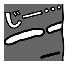 the shadow which reaction has a big. sticker #8857684