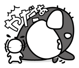 the shadow which reaction has a big. sticker #8857691