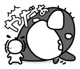 the shadow which reaction has a big. sticker #8857691