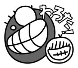 the shadow which reaction has a big. sticker #8857695