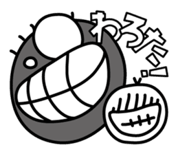 the shadow which reaction has a big. sticker #8857695