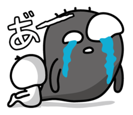 the shadow which reaction has a big. sticker #8857696