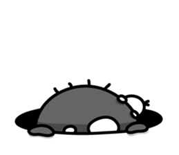 the shadow which reaction has a big. sticker #8857711