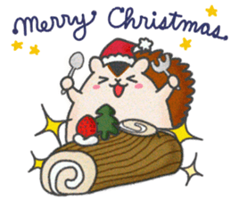 Christmas Sticker with reindeer&squirrel sticker #8857913