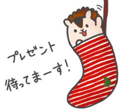 Christmas Sticker with reindeer&squirrel sticker #8857916