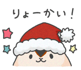 Christmas Sticker with reindeer&squirrel sticker #8857924