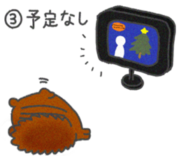 Christmas Sticker with reindeer&squirrel sticker #8857947