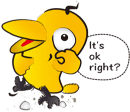 Sticker of talkative Beak. sticker #8858593