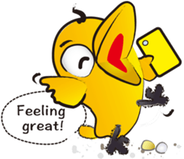 Sticker of talkative Beak. sticker #8858596