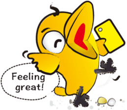 Sticker of talkative Beak. sticker #8858596