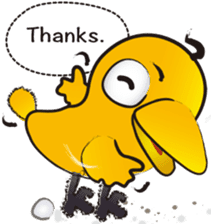 Sticker of talkative Beak. sticker #8858597