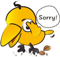 Sticker of talkative Beak. sticker #8858598