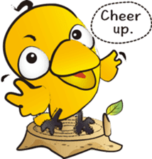 Sticker of talkative Beak. sticker #8858602