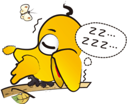 Sticker of talkative Beak. sticker #8858603