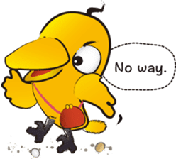 Sticker of talkative Beak. sticker #8858604