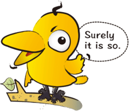 Sticker of talkative Beak. sticker #8858607