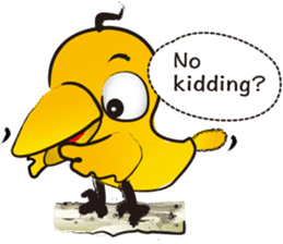 Sticker of talkative Beak. sticker #8858608