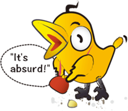 Sticker of talkative Beak. sticker #8858609