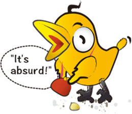 Sticker of talkative Beak. sticker #8858609