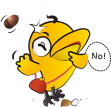 Sticker of talkative Beak. sticker #8858610