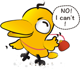 Sticker of talkative Beak. sticker #8858611