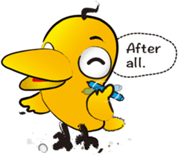 Sticker of talkative Beak. sticker #8858612