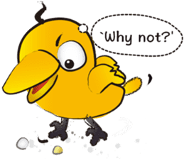 Sticker of talkative Beak. sticker #8858616