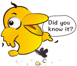 Sticker of talkative Beak. sticker #8858618