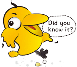 Sticker of talkative Beak. sticker #8858618