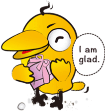 Sticker of talkative Beak. sticker #8858624