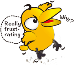 Sticker of talkative Beak. sticker #8858626