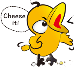 Sticker of talkative Beak. sticker #8858627