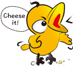 Sticker of talkative Beak. sticker #8858627