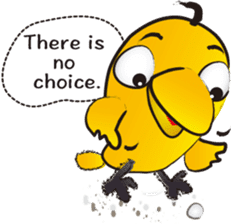 Sticker of talkative Beak. sticker #8858628