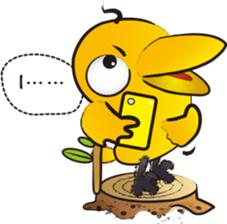 Sticker of talkative Beak. sticker #8858630