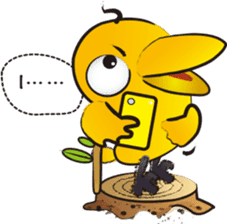 Sticker of talkative Beak. sticker #8858630