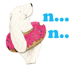 the polarbear around the world sticker #8859777