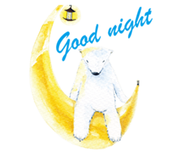 the polarbear around the world sticker #8859783