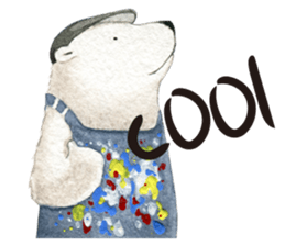 the polarbear around the world sticker #8859789