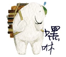 the polarbear around the world sticker #8859791