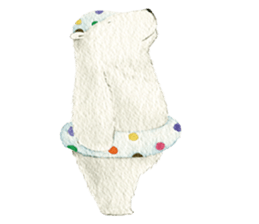 the polarbear around the world sticker #8859802