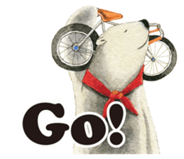 the polarbear around the world sticker #8859806