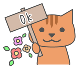 Cat of six good friends sticker #8860616