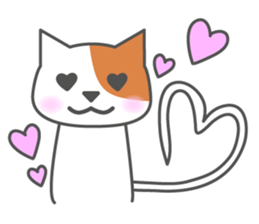 Cat of six good friends sticker #8860618