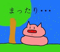 Temoti pig sticker #8860704
