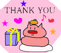 Temoti pig sticker #8860724