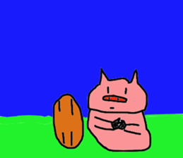 Temoti pig sticker #8860731